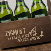 PERSONALIZOWANE nosidło na piwo DLA WĘDKARZA z twoim grawerem