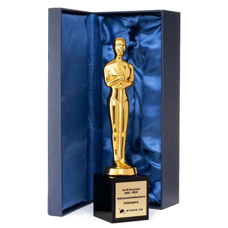 Statuetka Oscar DLA PRACOWNIKA EMERYTA – wyróżnienie za lata pracy