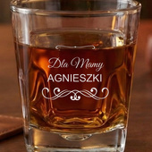 Szklanka do whisky z grawerem dla Mamy – personalizacja imienia