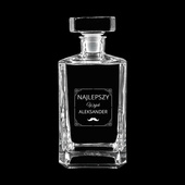 Karafka NA PREZENT z grawerem DLA NAJLEPSZEGO WÓJKA