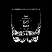 Szklanka do whisky DLA TATY  z grawerem 