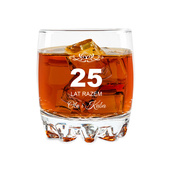 Szklanka do whisky 25 LAT RAZEM prezent na rocznice