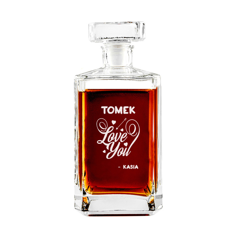 Karafka prosta - love you