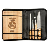 Zestaw do grilla z grawerowaną deską PODZIĘKOWANIA DLA TATY