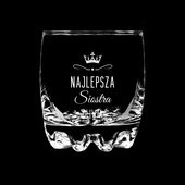 Szklanka do whisky GRAWER dla NAJLEPSZEJ SIOSTRY