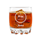 Szklanka do whisky na prezent na OSIEMNASTKĘ