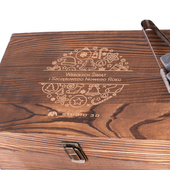 Zestaw do whisky z firmowym grawerem świątecznym – PREZENT BIZNESOWY