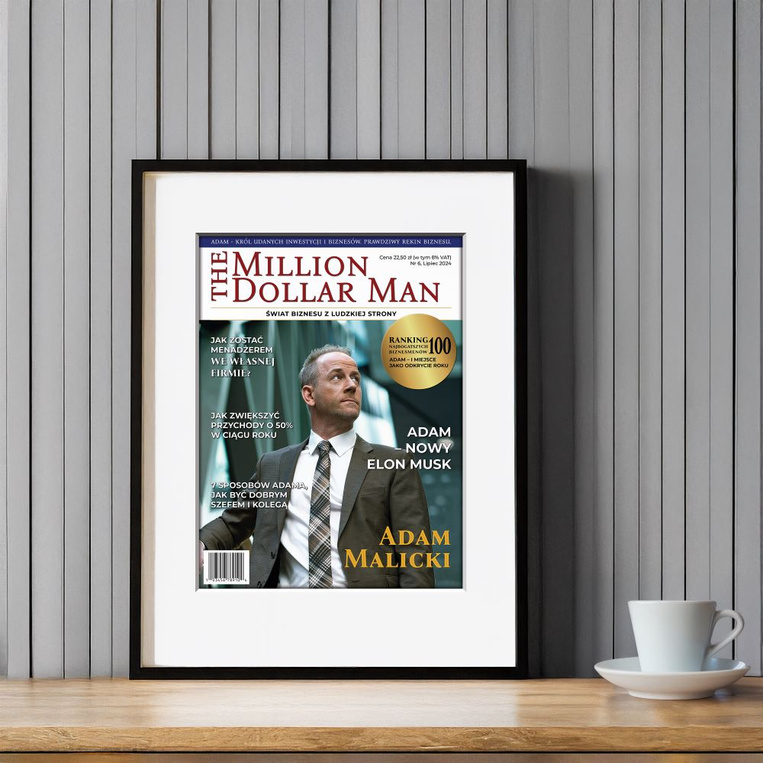 Plakat ze zdjęciem DLA BIZNESMENA – luksusowy prezent personalizowany