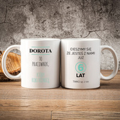 Kubek z nadrukiem DLA PRACOWNIKA KTÓRY ROBI RÓŻNICĘ