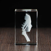 Fotokryształ 3D - trójwymiarowe zdjęcie Prezent na Święta Urodziny Imieniny