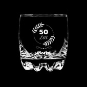 PERSONALIZOWANA szklanka do whisky na 50 URODZINY