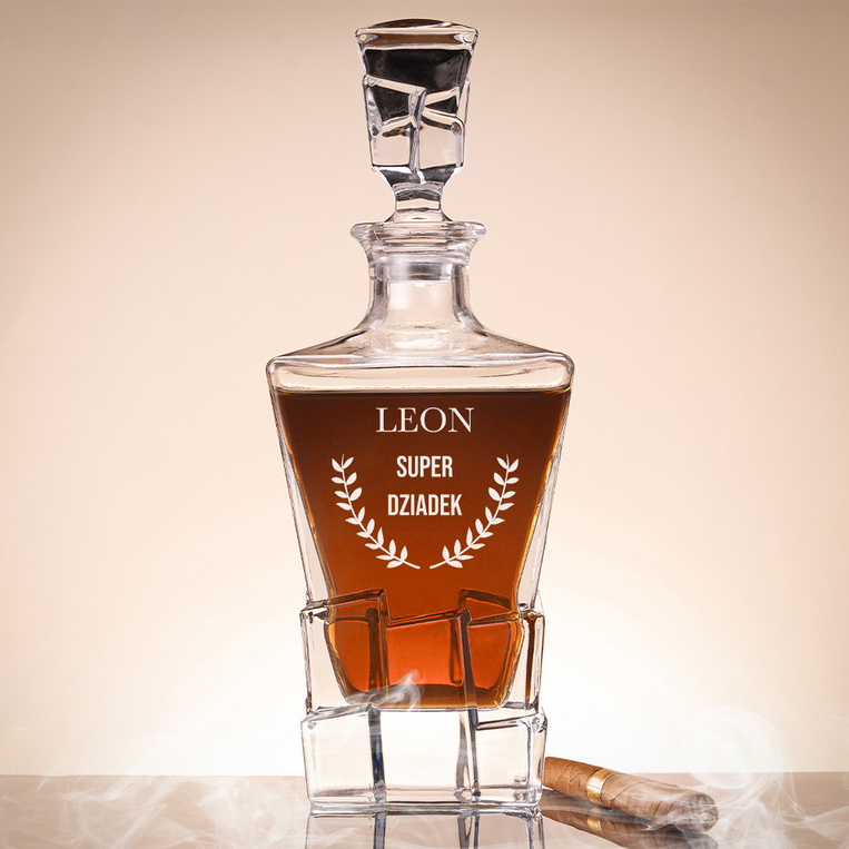 Personalizowany Zestaw do whisky DLA DZIADKA – prezent na DZIEŃ DZIADKA