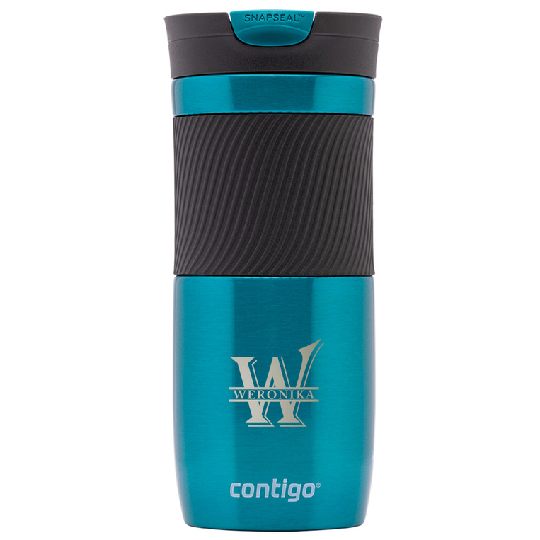 Kubek DLA KOBIETY Contigo Byron bordowy – personalizowany GRAWER