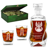 Personalizowany zestaw do whisky i bourbona – PREZENT DLA ŻOŁNIERZA EMERYTURA