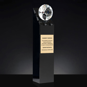 Statuetka z diamentem DIAMENTY BIZNESU – dla KOBIETY SUKCESU grawer na tabliczce