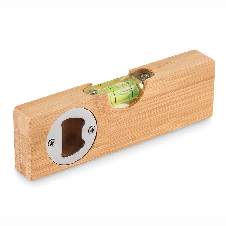 Poziomica z otwieraczem z grawerem KRÓL + IMIĘ dla znajomego