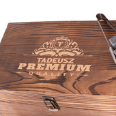 Zestaw do whisky Premium Quality z imieniem – prezent dla niego