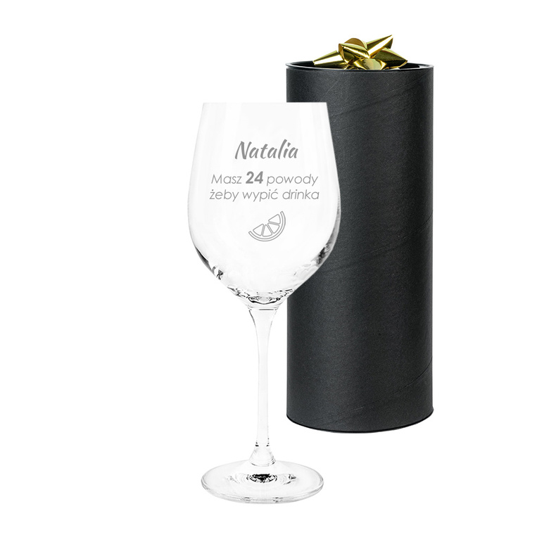 Grawerowany kieliszek personalizowany imieniem - APEROL SPRITZ