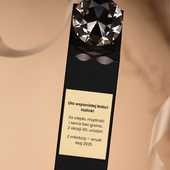 Statuetka z diamentem DLA BABCI na 60 URODZINY – złota tabliczka