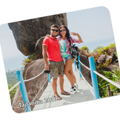 Podkładka pod mysz 22x18 cm z twoim zdjęciem PAMIĄTKA Z PODRÓŻY