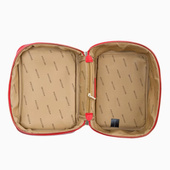 Kosmetyczka skórzana damska na prezent – CZERWONA, ELEGANCKA I POJEMNA