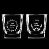 2 Szklanki do whisky - ZESTAW DLA BABCI I DZIADKA na prezent