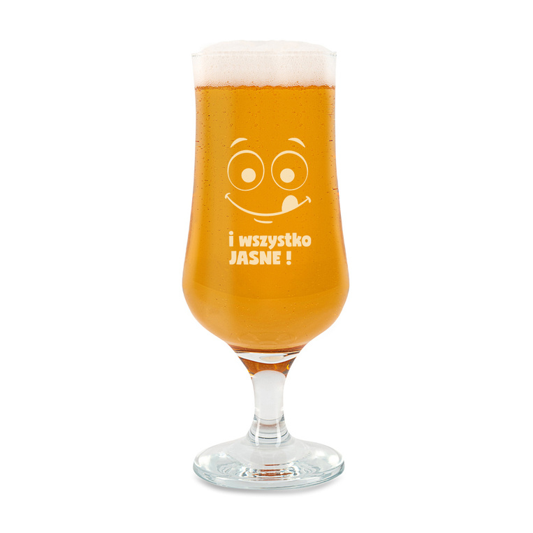 Pokale do piwa TWÓJ GRAWER Z HUMOREM na prezent DLA NIEJ I DLA NIEGO