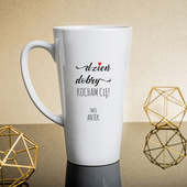 Kubek Latte Max z nadrukiem DLA UKOCHANEJ KOBIETY
