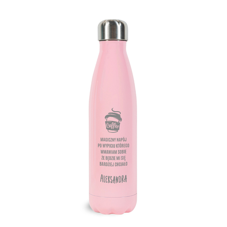 Butelka termiczna z grawerem DLA KAWOSZA - MAGICZNY NAPÓJ