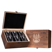 Komplet 6 Szklanek Lodowych z grawerem wojskowym – ZESTAW DLA ŻOŁNIERZA