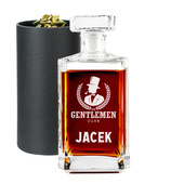 Grawerowana karafka z dedykowanym etui - PREZENT DLA NIEGO