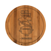 Deska do krojenia z grawerem JA TU GOTUJĘ na IMIENINY URODZINY