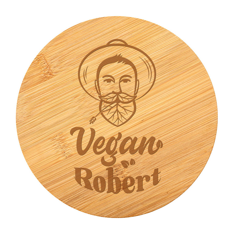 Szklana salaterka z grawerem na PREZENT DLA WEGETARIANINA