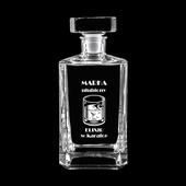 Karafka z grawerem ULUBIONY ELIXIR + IMIĘ na prezent DLA NIEGO