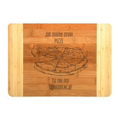 Deska do krojenia z grawerem PREZENT DLA MAMY personalizowany