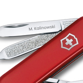 Grawerowany brelok Victorinox ze scyzorykiem - personalizowany prezent