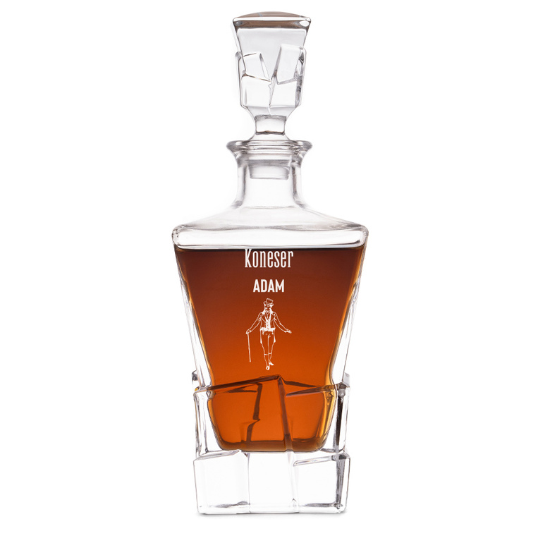 Personalizowana Karafka Lodowa z grawerem DLA KONESERA SZKOCKIEJ whisky