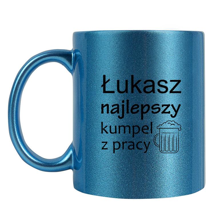 Kubek ceramiczny z nadrukiem DLA KUMPLA Z PRACY