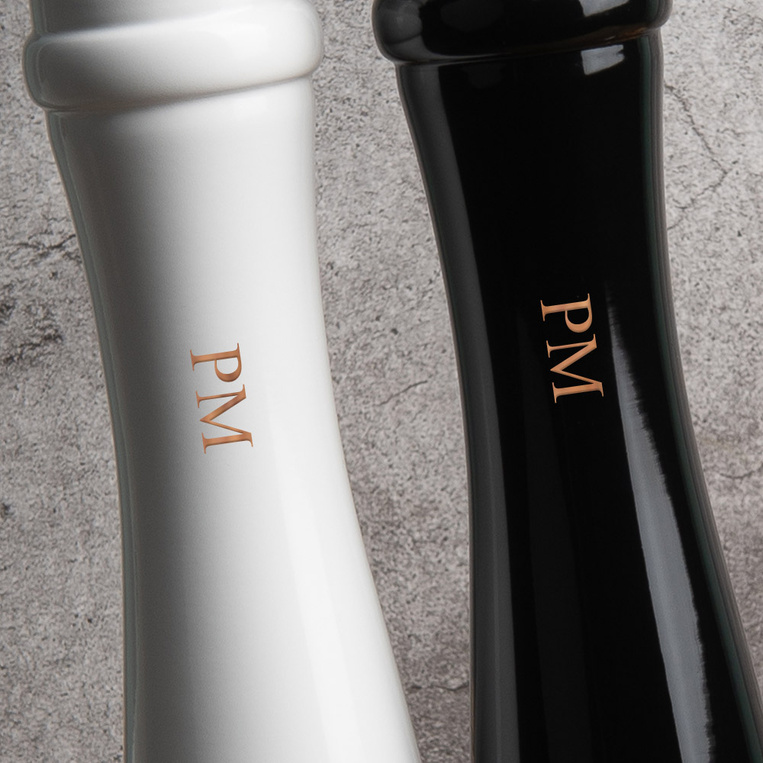 Zestaw 2 dużych młynków do soli i pieprzu 41,5 cm GRAWER INICJAŁÓW