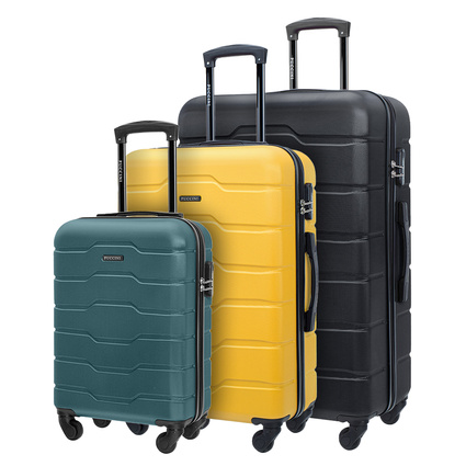 Zestaw kolorowych walizek z grawerem prezent NA ŚLUB URODZINY i ROCZNICĘ