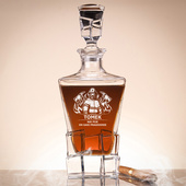 Zestaw do whisky DLA STRAŻAKA z humorem – „ON GASI PRAGNIENIE”