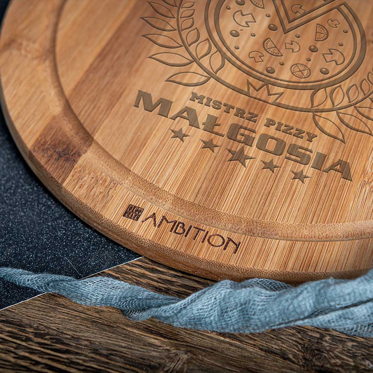 GRAWEROWANA deska do krojenia 28x1,5 na prezent NA IMIENINY