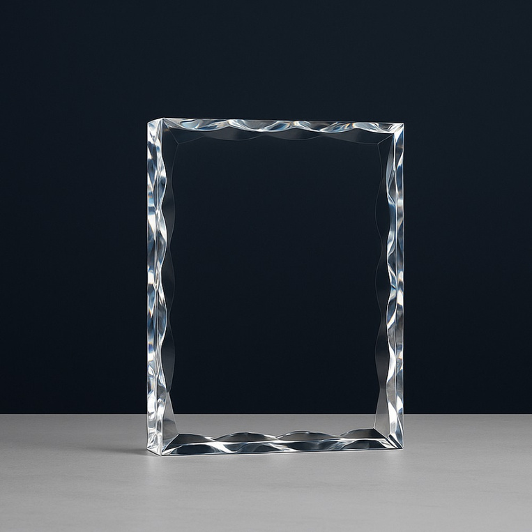 Kryształowa Statuetka Lux [KL-01] 100x130x30 mm