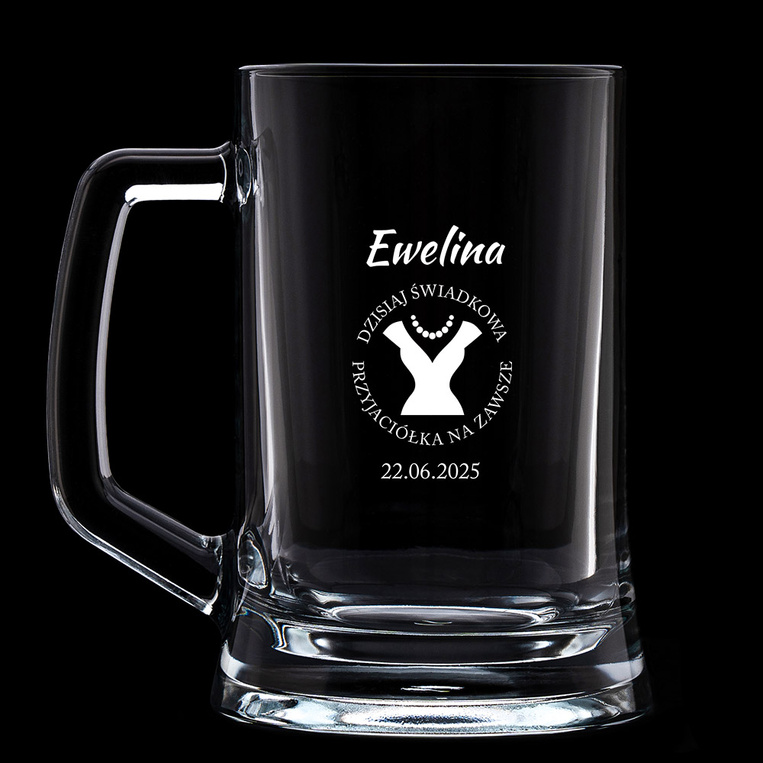 Kufel DLA ŚWIADKOWEJ – „Dzisiaj Świadkowa, Przyjaciółka na Zawsze”