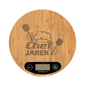 Waga kuchenna z grawerem DLA SZEFA KUCHNI grawerowany prezent