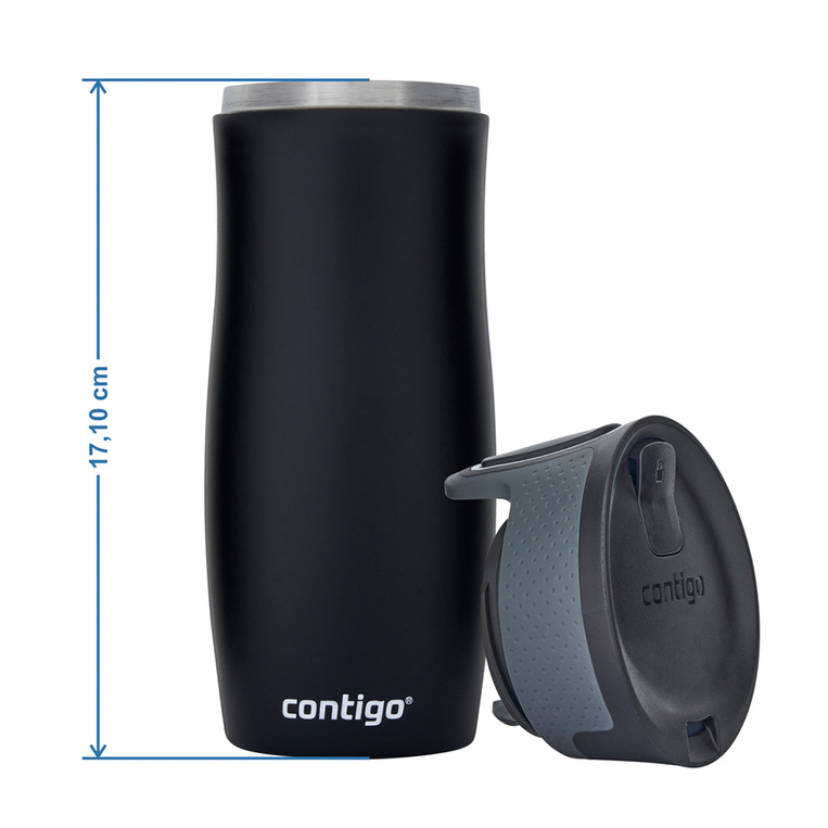 Kubek Contigo West Loop na prezent – czarny, personalizowany grawerem