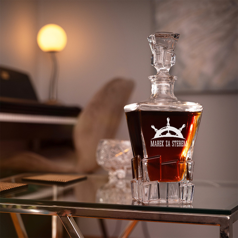 Zestaw do whisky DLA MARYNARZA ŻEGLARZA – prezent z grawerem na imieniny, święta