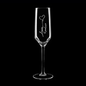 Kieliszek do szampana Z GRAWEREM dla ukochanej LOVE