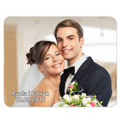 Podkładka pod mysz 22x18 cm z TWOIM ZDJĘCIEM na rocznicę