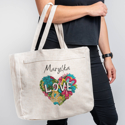 Torba na zakupy Z NADRUKIEM IMIENIA praktyczny prezent